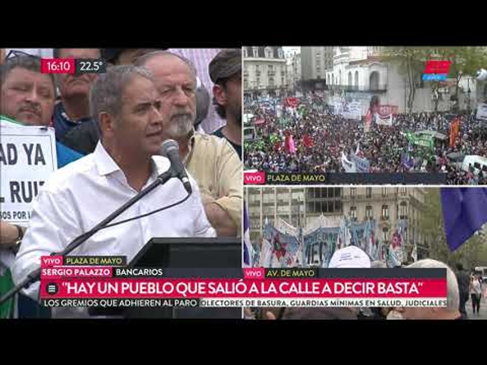 Palazzo: "si son opositores, no acompañen el presupuesto"
