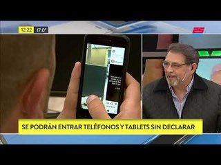 Desde hoy se pueden entrar celulares y laptops sin declararlos en la Aduana ni pagar impuestos