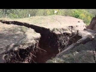 Entre Ríos: Se abrió la tierra y podría desaparecer un barrio