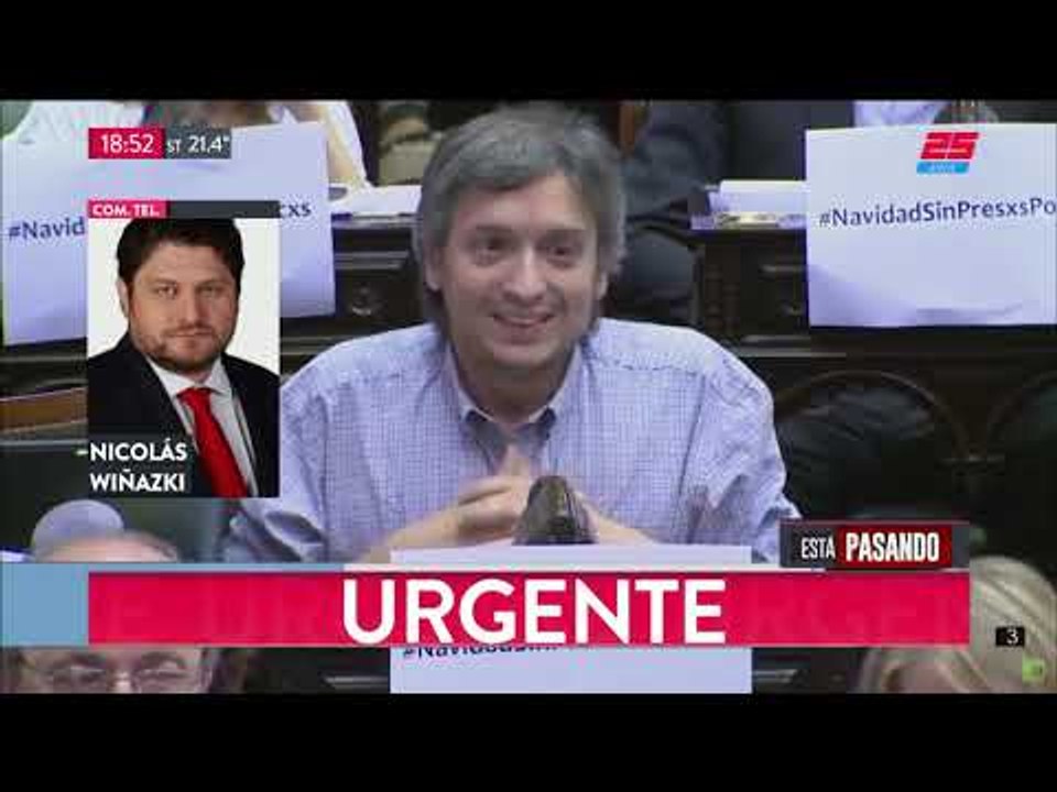 Máximo Kirchner a indagatoria