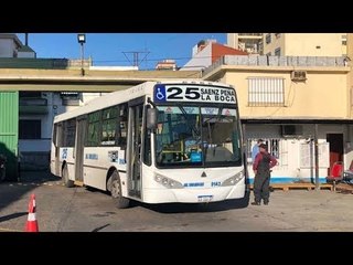 Apuñalaron a colectivero de la Línea 25