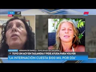 Tuvo un ACV en Tailandia y piden ayuda para volver