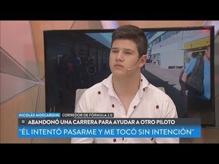 Abandonó una carrera para ayudar a otro piloto