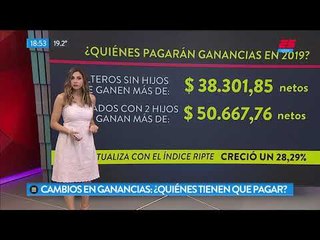 Cambios en ganancias para 2019, ¿Quiénes tienen que pagar