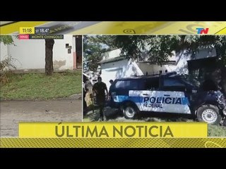 Madre e hijo atropellado por un patrullero