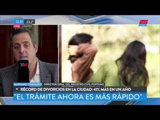 Récord de divorcios en la ciudad: 41% más en el último año