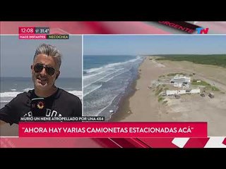 Necochea: nene murió atropellado por una 4x4