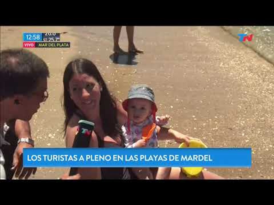 El verano en Mar del Plata: las playas a pleno