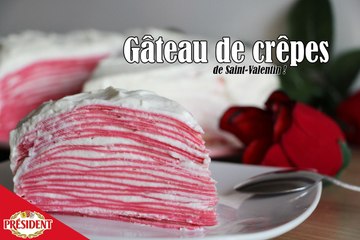 #LGDK : Gâteau de crêpes (Pour la Saint-Valentin !)