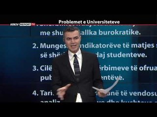 REPORT TV, REPOLITIX - PROBLEMET E UNIVERSITETEVE - PJESA E PARE