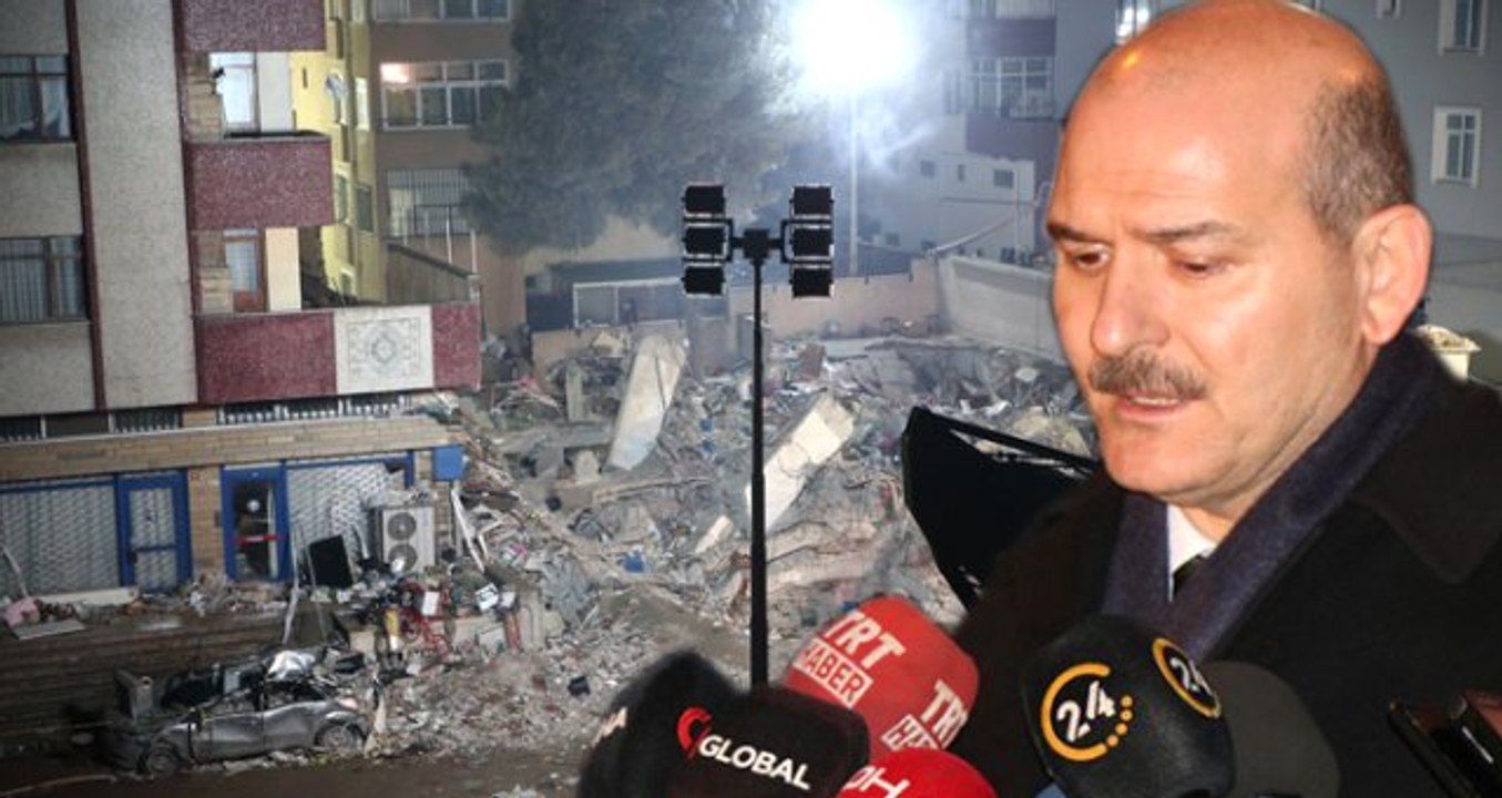 İçişleri Bakanı Soylu: Kartal'da Çöken Binada Yaşamını Yitirenlerin Sayısı 16'ya Yükseldi