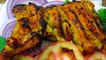 Pan Fried Chicken Tikka Recipe - Without Oven Chicken Tikka - Restaurant style smokey flavored