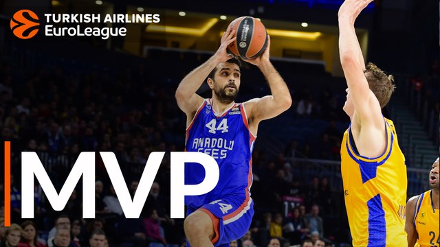 Turkish Airlines EuroLeague Regular Season Round 22 MVP: Krunoslav Simon, Anadolu Efes Istanbul