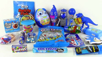 Lot Of New CANDY 7! Blue Sour BubbleGUM Chalk! Gummy Swirl FISH! Ice CREAM Squee