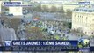 Les images des gilets jaunes qui commencent à se rassembler sur les Champs-Élysées