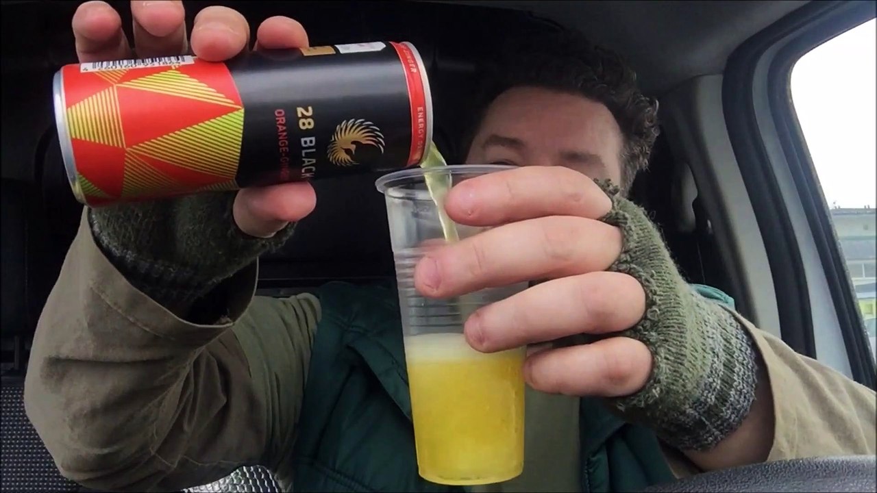 28 Black Energy Drink Orange Ginger Review und Test