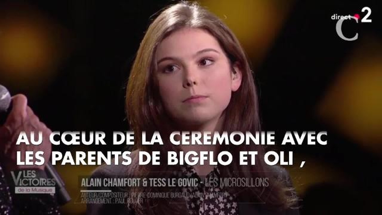PHOTOS. Victoires de la musique 2019 : l'émotion d'Alain Chamfort accompagné sur scène par sa fille Tess Le Govic