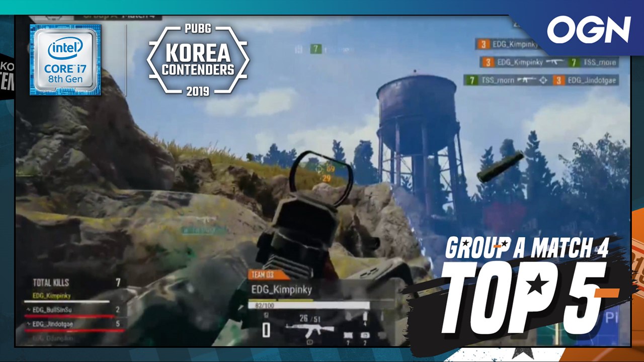[TOP5] GROUP A MATCH 4 2019 인텔 PKC Phase1 OPEN SLOT (PUBG) -2019 인텔 펍지 코리아 컨텐더스 페이즈 1 오픈 슬랏 선발전