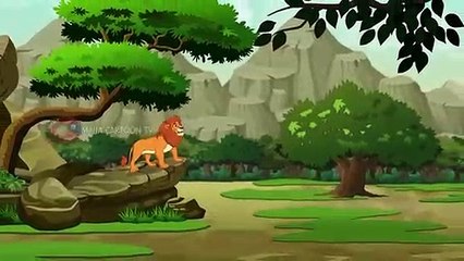Powerfull Wild Boar and the Lion   - Panchatantra English Moral Stories For Kids - Best Of Aesop fable
