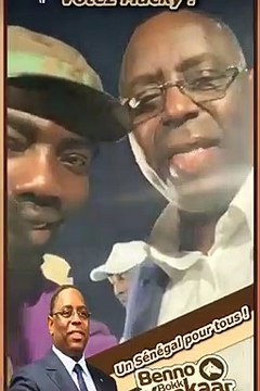 Macky Sall à Niang Xaragne Lo Ahh c'est toi Niang