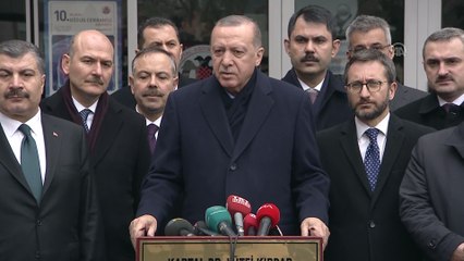 Erdoğan: 'Bundan sonraki süreçte iktidarımızın kentsel dönüşüm, değişim diye ortaya koyduğu teze, milletçe de sahip çıkmamız lazım' - İSTANBUL