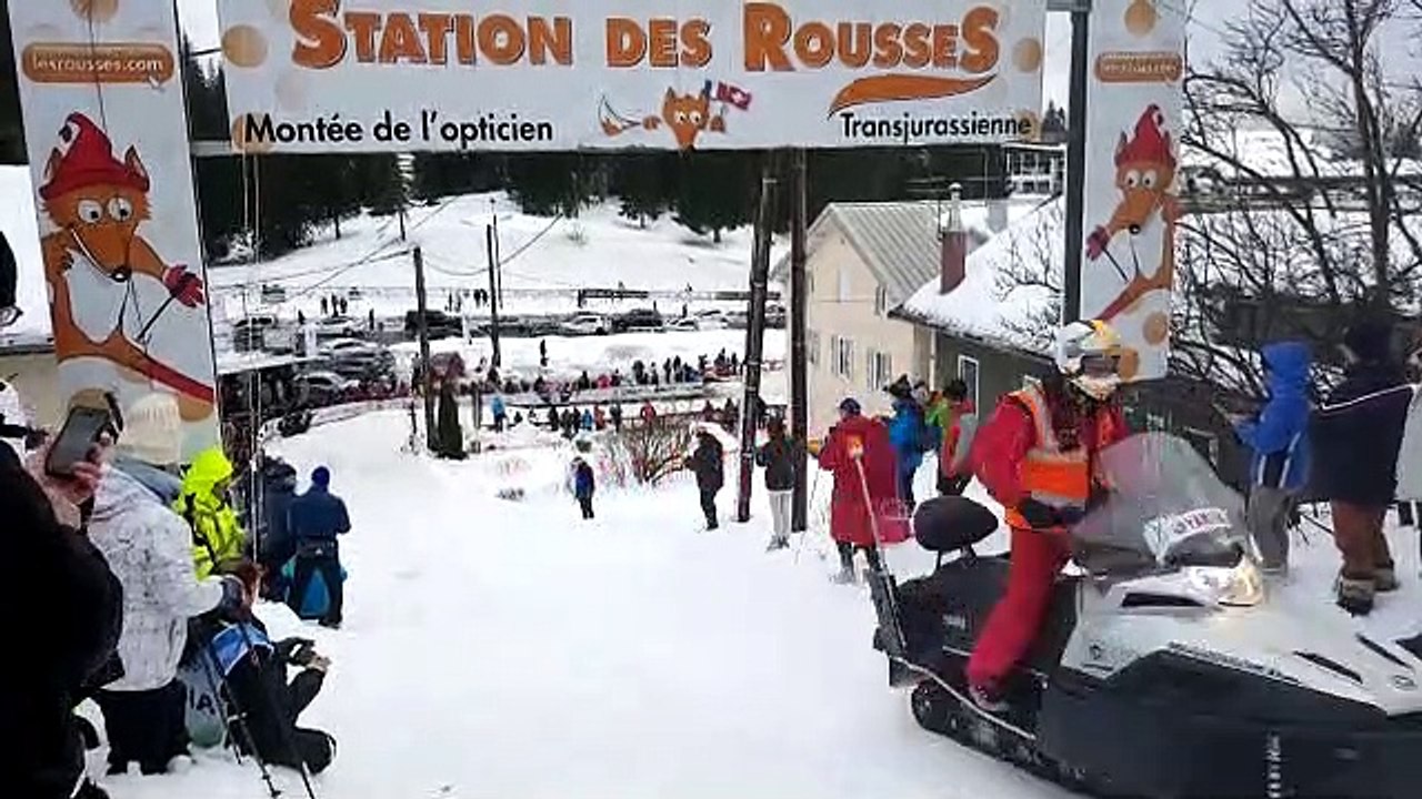 La montée de l'opticien aux Rousses