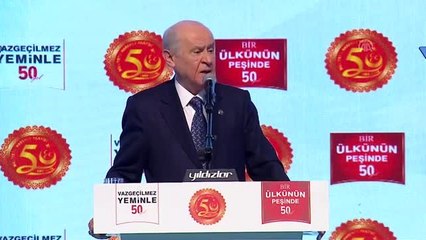 Bahçeli: "Bize Göre Millet Bir Kültür Birliğidir, Tarihsel Beraberliktir"