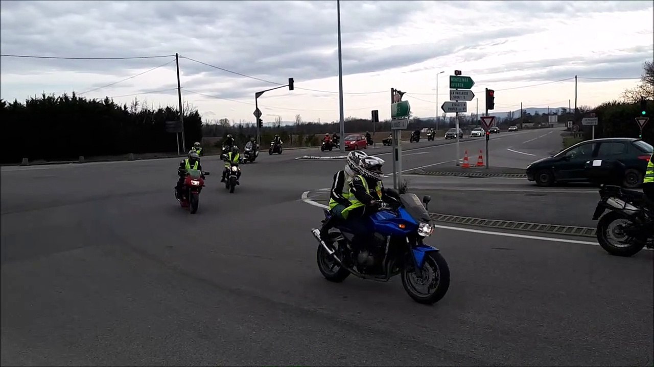 Gilets jaunes : opération escargot sur la N7 entre Livron et Valence