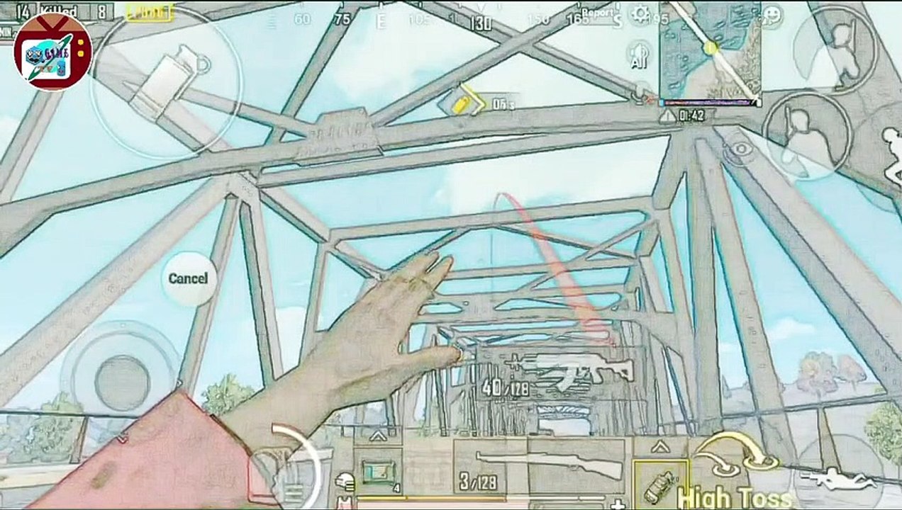 PUBG Mobile - LOL Funny Moments, Fails & Glitches #8 (with Color Sketch Theme)