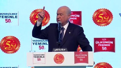 Bahçeli: "Zillet İttifakı, Bir İşkencecinin Oğlunu İzmir'den Büyükşehir Belediye Başkan Adayı...
