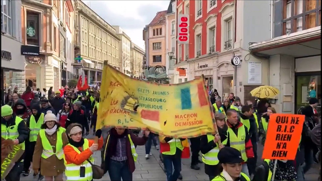 Gilets Jaunes Lacte Xiii Du 9 Février à Mulhouse