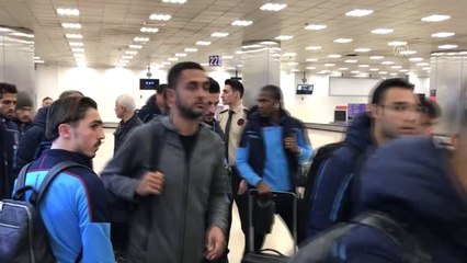 Trabzonspor Kafilesini Taraftarlar Karşıladı