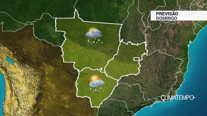 Previsão Centro-Oeste – Condições para chuva