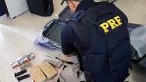 PRF detém homem com arma, munições e drogas que seriam entregues em Cascavel