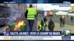 Gilets jaunes: des poubelles et des deux roues incendiés rue de Vaugirard à Paris