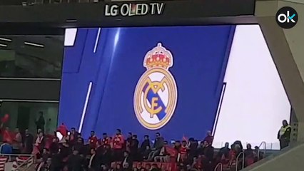 Tremenda pitada del Metropolitano a Courtois y Solari antes del derbi