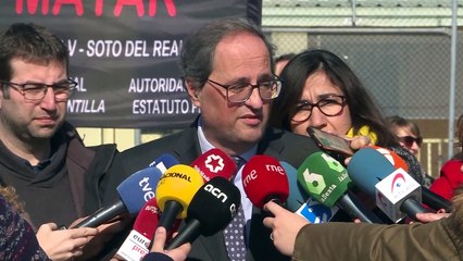 Torra pide a Sánchez volver al diálogo que "ha roto el Gobierno"