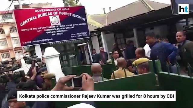 Kolkata top cop Rajeev Kumar grilled for 8 hours by CBI