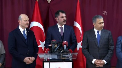 Bakan Kurum: ''(Kartal'da bina çökmesi) Bölgedeki binaların risk analizini yapacağız'' - İSTANBUL