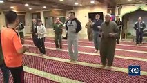 مسجد للصلاة يتحول مع كل فجر إلى صالة العاب رياضية !
