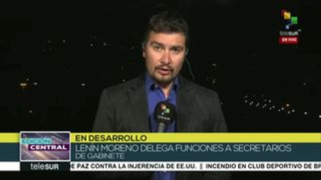 Ecuador: Lenín Moreno delega funciones a secretarios de gabinete