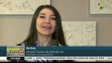 Karina Alonso presenta exposición en homenaje a Malevich en Rusia