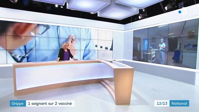 Grippe : la moitié des professionnels de santé vaccinés