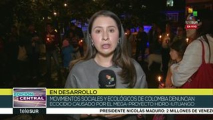 "Velatón" en Bogotá para denunciar ecocidio causado por Hidroituango
