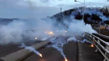 Besançon Des grenades lacrymogènes tombent sur des voitures
