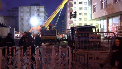 Kartal'daki Çöken Binada Arama, Kurtarma ve Enkaz Kaldırma Çalışmaları Devam Ediyor