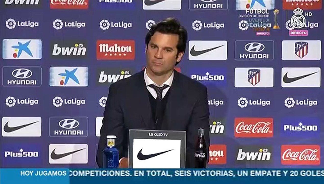 Solari:  "Ha sido el mejor partido que hemos jugado desde diciembre"