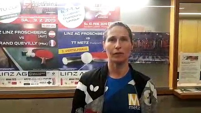 Tennis de table : trois questions à Carole Grundisch avant le match décisif du Metz TT contre Linz en Ligue des champions