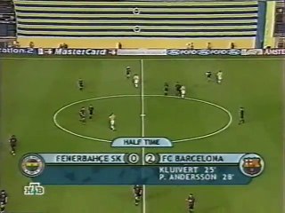 Fenerbahçe 0 - 3 Barcelona Şampiyonlar Ligi