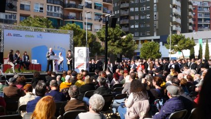 Conductores VTC protestan en un acto de ERC